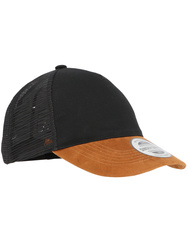 Kappe snapback veloursleder