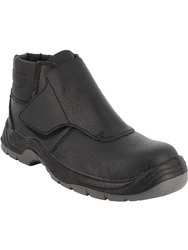 Bota de segurança. Couro. S1P FO SR