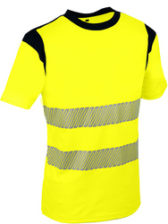 Signalisatie T-shirt. 45% polyester en 55% katoen, 170 g/m²