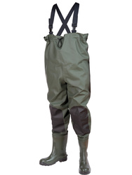 Waders de seguridad. P.V.C pesado. 700 g/m2. Altura 143 cm. S5 SRC.